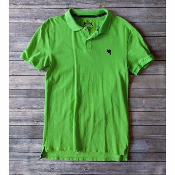 Express Other - Men's Express Green Fitted Polo